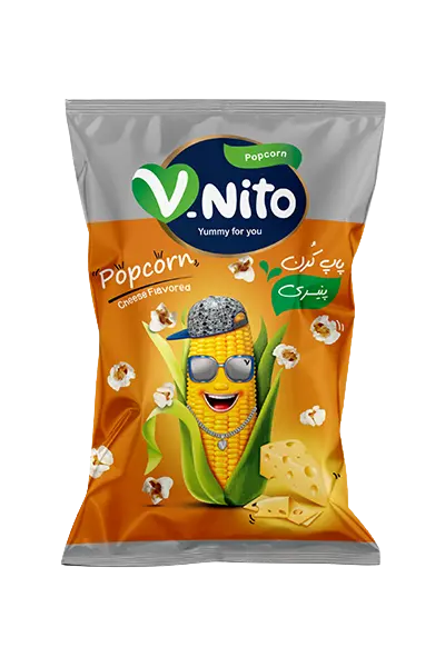 V.Nito Popcorn Cheese Flavored پاپ کورن با طعم پنیر وی نیتو