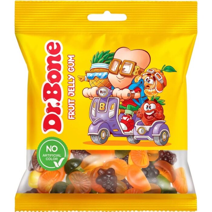 Dr.Bone Fruit Jelly Gum 85gr پاستیل میوه ای دکتر بن - Image 1