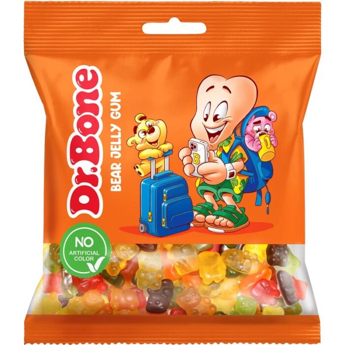 Dr.Bone Bear Jelly Gum 85gr پاستیل خرسی دکتر بن - Image 1