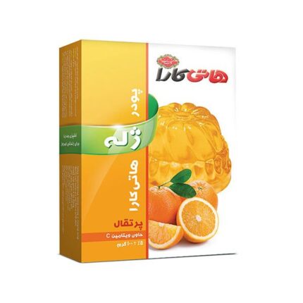 Hati Kara Orange Jelly Powder 100gr پودر ژله پرتقال هاتی کارا