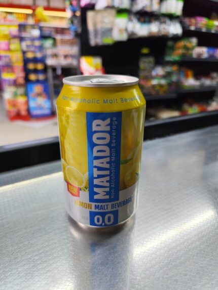Matador Non Alcoholic Malt Beverage Lemon نوشیدنی مالت لیمو ماتادور