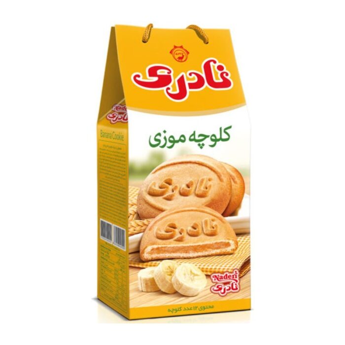 Naderi Cookie Banana Flavor 12pc کلوچه با طعم موز نادری - Image 1