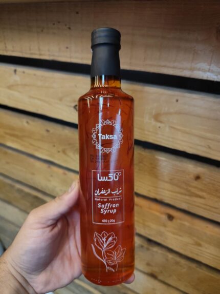 Taksa Saffron Syrup 650gr شربت زعفران تکسا