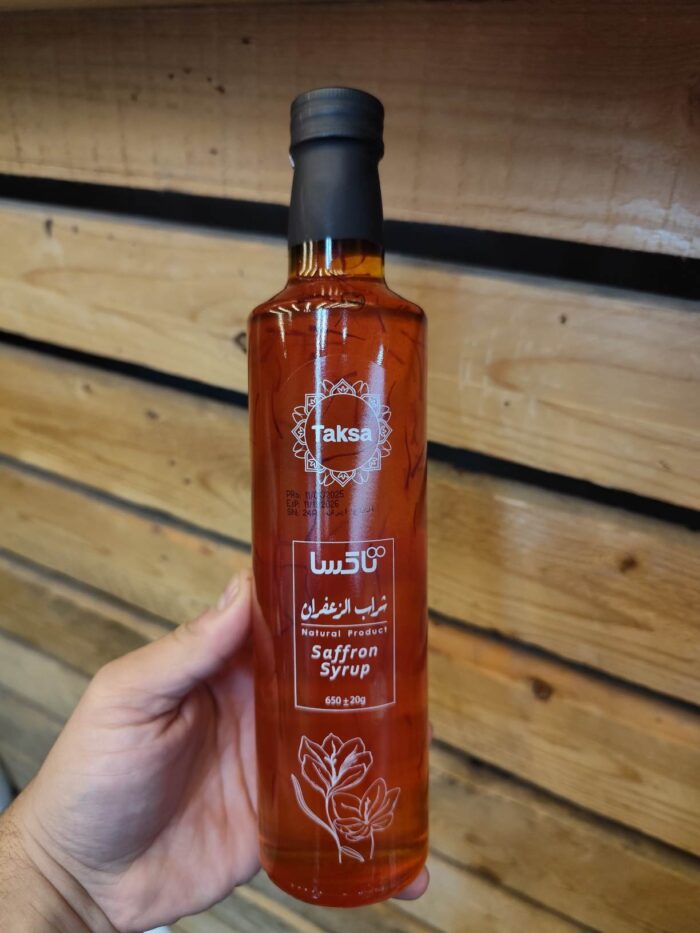 Taksa Saffron Syrup 650gr شربت زعفران تکسا - Image 1