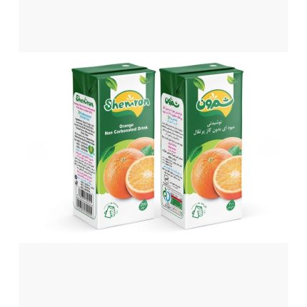 Shemron Orange Drink Non-carbonated 200cc نوشیدنی میوه ای بدون گاز پرتقال شمرون