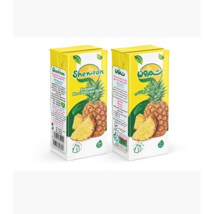 Shemron Pinapple Drink Non-carbonated 200cc نوشیدنی میوه ای بدون گاز آناناس شمرون