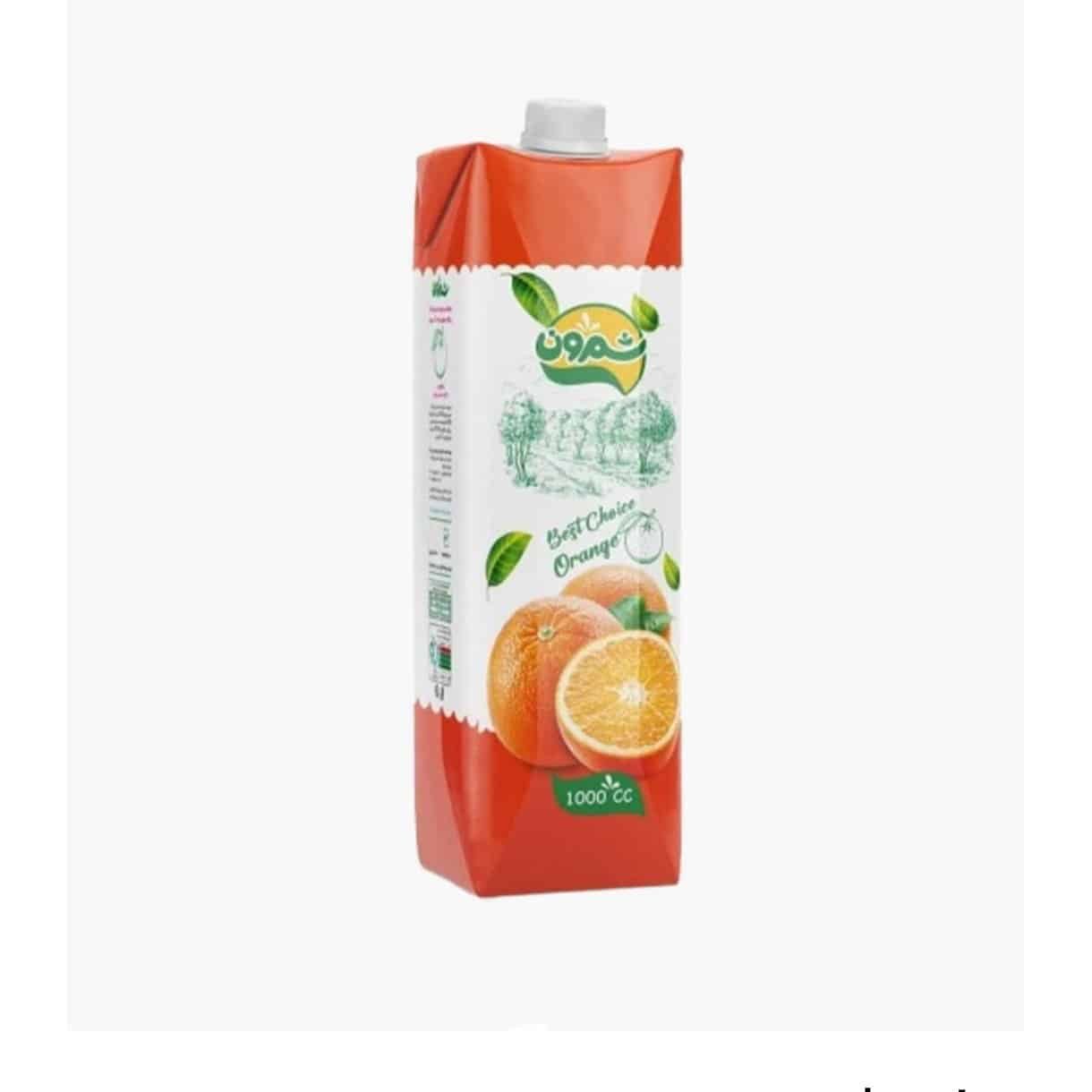 2025/09/1000233615.jpg Shemron Orange Drink Non-carbonated 1L نوشیدنی میوه ای بدون گاز پرتقال شمرون - Image 1