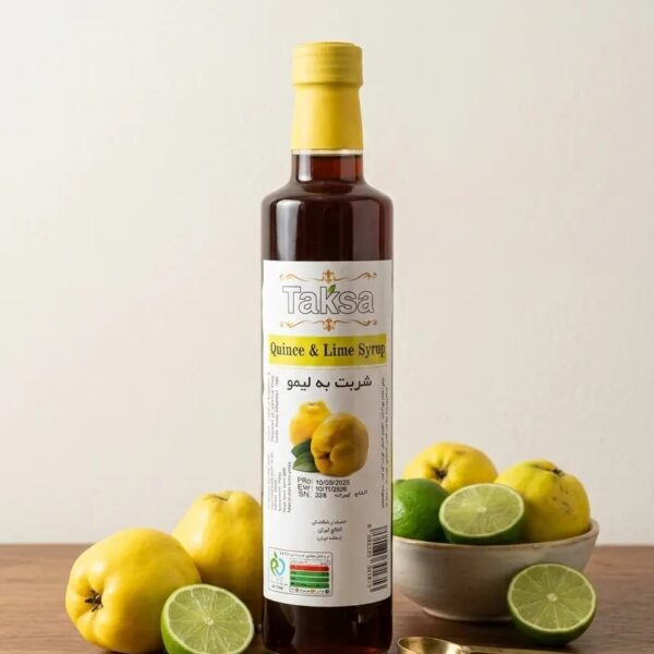 Taksa Quince And Lime Syrup 650gr شربت به لیمو تکسا