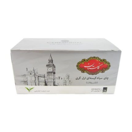 Golestan Earl Gery Black Tea Bag 25bag چای سیاه کیسه ای ارل گری گلستان