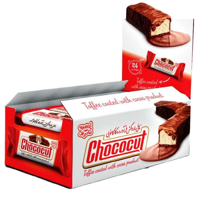 Naderi Chococut Cocoa box 25pc تافی با روکش کاکائویی شوکوکات نادری - Image 1