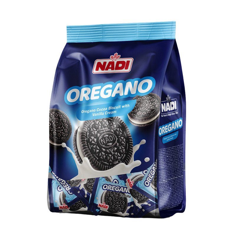 2025/10/1000246233.jpg Nadi Oregano Cocoa Biscuits with Vanilla بیسکوییت کرم دار اورگانو با طعم وانیل - Image 1