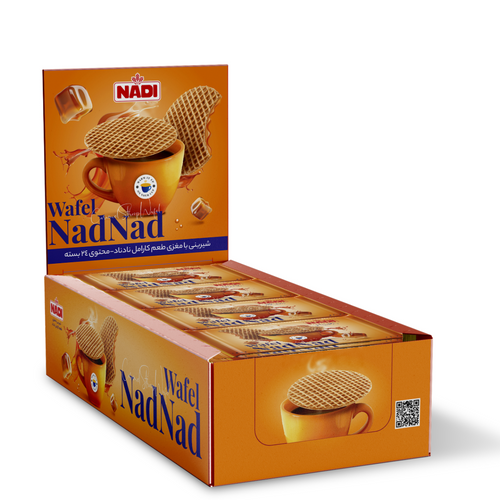 2025/10/1000247323.png Nadi NadNad Wafel Honey 24pc شیرینی با طعم عسل نادی - Image 1