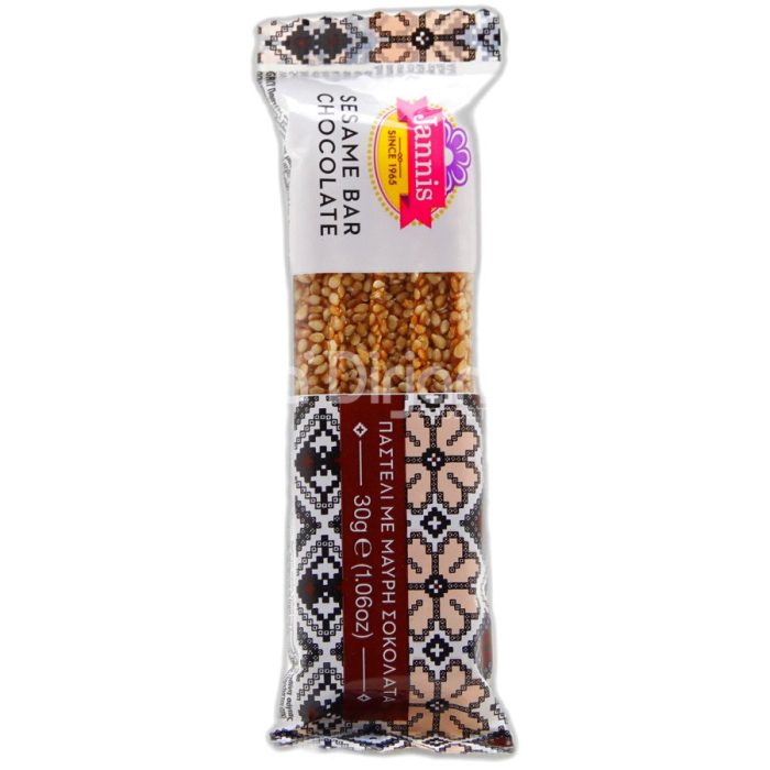 Jannis Sesame Bar Chocolate 30gr کنجد بار جانیس با شکلات - Image 1