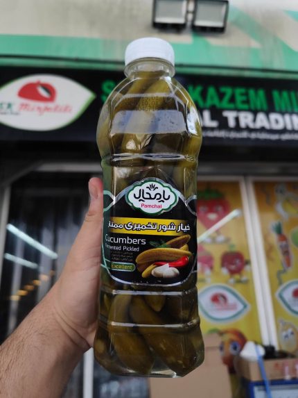 Pamchal Cucumbers Fermented Pickled 1040gr خیار شور تخمیری ممتاز