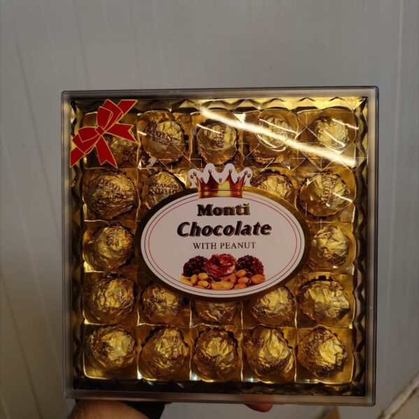 Monti Chocolate with Peanut 313gr شکلات با مغز بدام مونتی