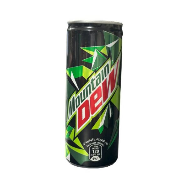 Mountain Dew Carbonated Soft drink 250gr نوشابه گازدار مانتین