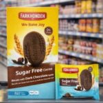 Farkhondeh Sugar free Cocoa Biscuits with Dark Chocolate 8pc بیسکوییت بدون قند شکلات تلخ فرخنده
