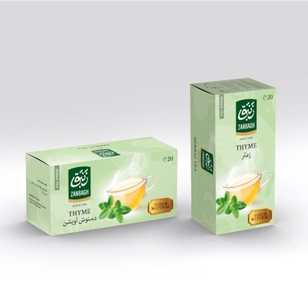 Zanbagh Thyme Herbal Tea 20pc دمنوش آویشن زنبق
