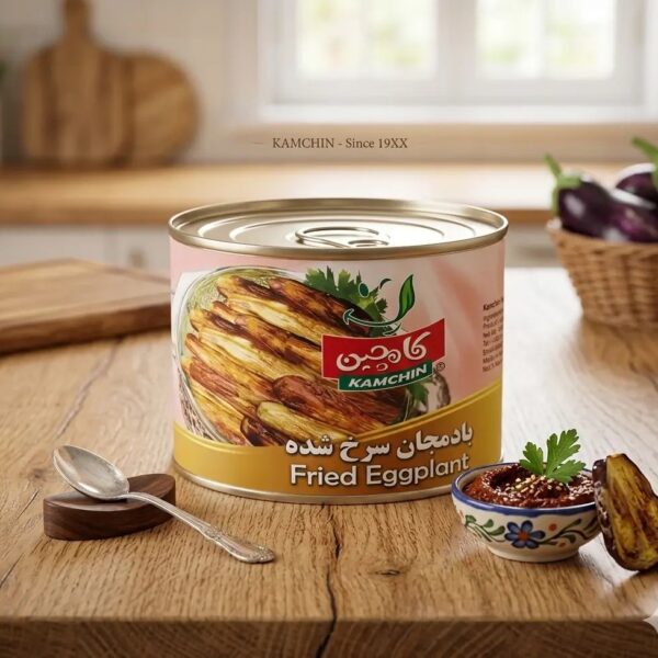 Kamchin Fried Eggplant 480gr بادمجان سرخ شده کامچین