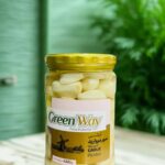 Green Way garlic pickled 680gr ترشی سیر مروارید گرین وی