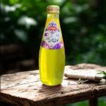 Romidel carbonated drink rose water and saffron flavor 290ml نوشیدنی گلاب و زعفران گازدار رومیدل
