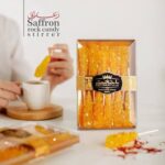 Paytakht rock candy stirrer saffron 150gr نبات چوبی زعفرانی پایتخت