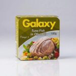 Glaxy tuna fish in olive oil 180gr تن ماهی در روغن زیتون گلکسی