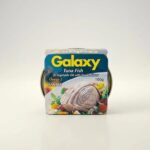 Glaxy tuna fish in vegetable oil with smoke flavor 180gr تن ماهی دودی در روغن گیاهی گلکسی