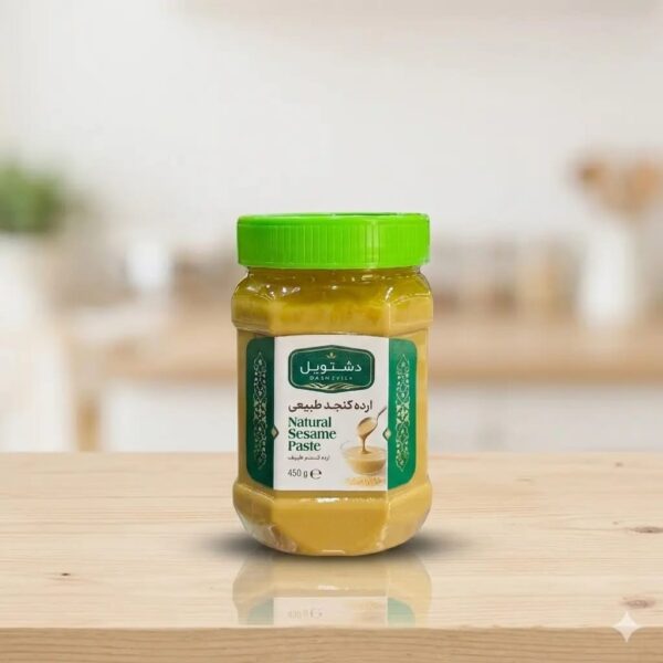 Dashtvil natural sesame paste 460gr ارده کنجد طبیعی دشتویل