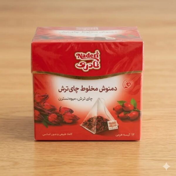 Naderi hibiscus mix tea 12bags دمنوش مخلوط چای ترش نادری
