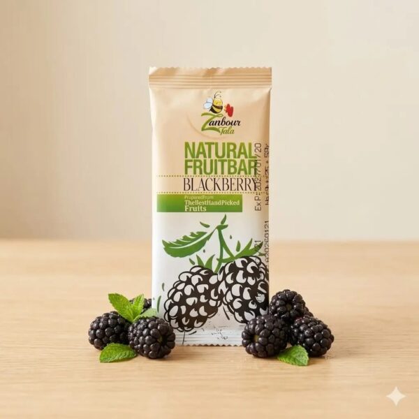 Zanbour tala fruit leather blackberry 25gr لواشک توت سیاه زنبور طلا