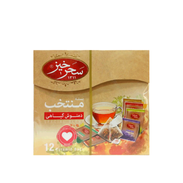 Sahar Khiz selection herbal infusion 12bags دمنوش گیاهی منتخب سحرخیز