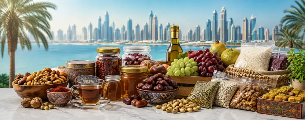 Authentic Iranian supermarket products in Dubai