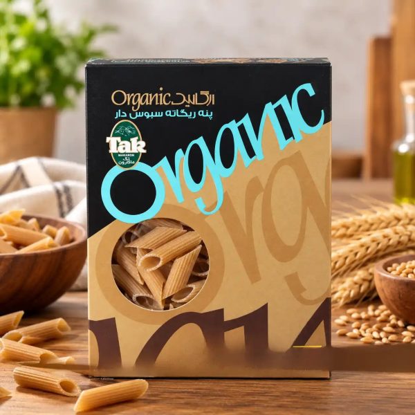 Tak Whole Wheat Penne Rigate 500 gr پنه ریگاته سبوسدار تک ماکارون