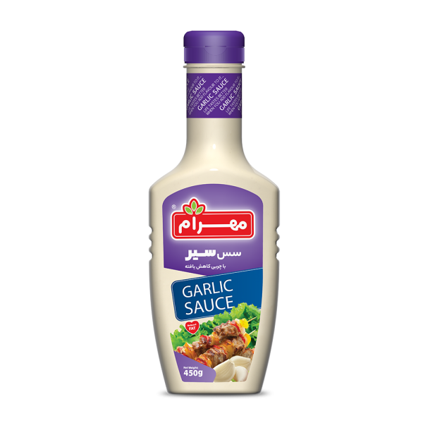 Mahram Garlic Sauce 450gr سس سیر مهرام